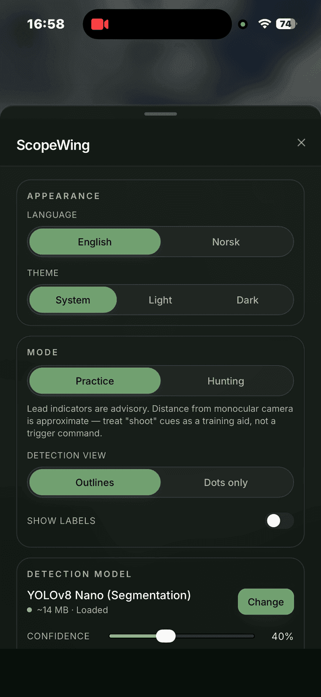 ScopeWing skjermbilde 2